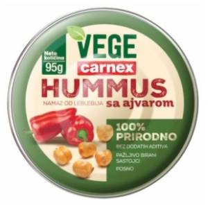 Hummus CARNEX Vege ajvar 95g
