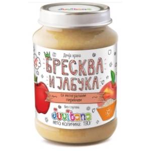 JUVITANA kašica jabuka breskva 190g