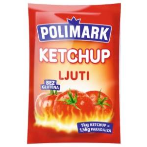 Kečap POLIMARK ljuti kesica 90g