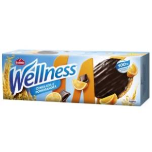 Keks WELLNESS pomorandža čokolada 155g