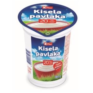 Kisela pavlaka K Plus 20%mm 180g