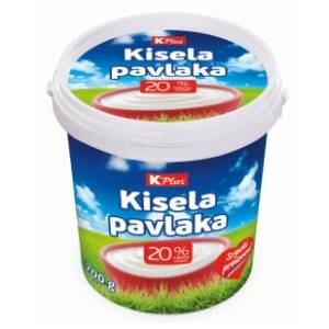 Kisela pavlaka K Plus 20%mm 700g