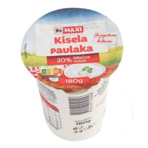 Kisela pavlaka PREMIA 20%mm 180g