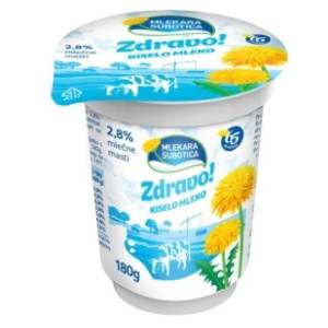 Kiselo mleko ZDRAVO 2,8%mm 180g