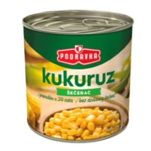 Kukuruz šećerac PODRAVKA 340g