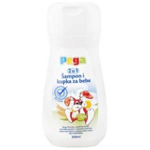 Kupka i šampon 2u1 PEGA 200ml