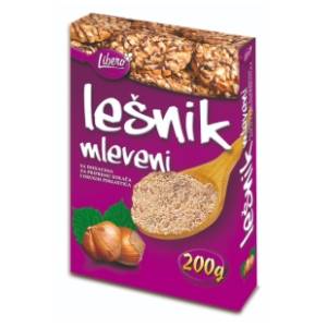 Lešnik LIBERO mleveni 200g