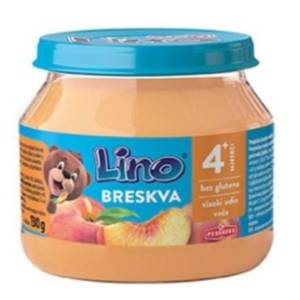 LINO kašica breskva 130g