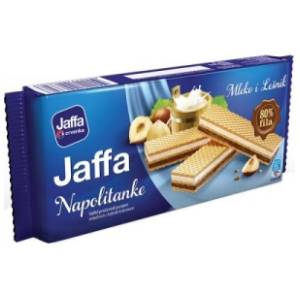 Napolitanka JAFFA mleko lešnik 187g