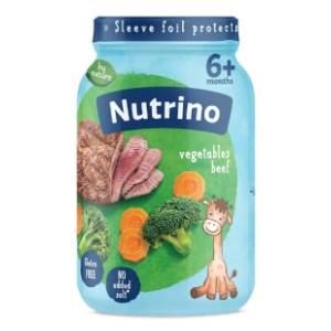 NUTRINO kašica junetina povrće pavlaka 190g