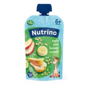 NUTRINO voćni pire jabuka kruška banana sa žitaricama 100g