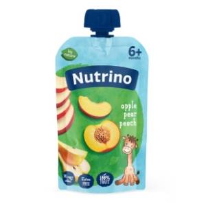 NUTRINO voćni pire jabuka kruška breskva 100g