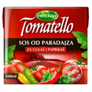 Paradajz sok TOMATELLO za gulaš i paprikaš 0.5l