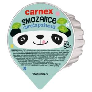 Pašteta CARNEX Smazalice ćureća 50g