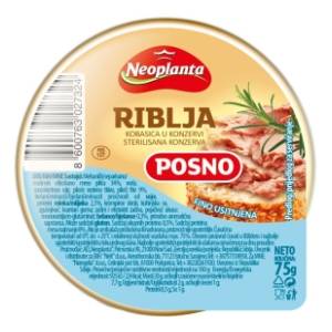 Pašteta NEOPLANTA riblja 75g