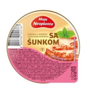 Pašteta NEOPLANTA sa šunkom 75g
