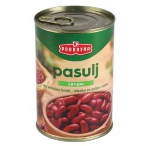 Pasulj PODRAVKA crveni 400g
