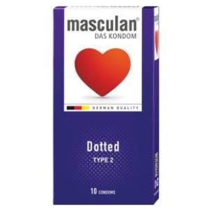 Prezervativ MASCULAN tip2 dotted 10kom