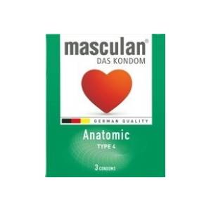 Prezervativ MASCULAN tip4 anatomic 3kom