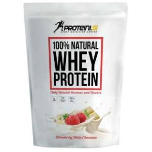 PROTEINI.SI whey protein jagoda bela čokolada 500g