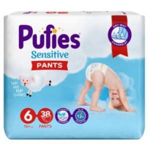 PUFIES pelene sensitive pants 6 38kom