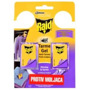 RAID gel protiv moljaca lavanda 2x3g