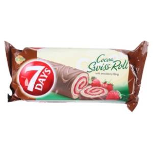 Rolat 7 DAYS Swiss roll strawberry 200g
