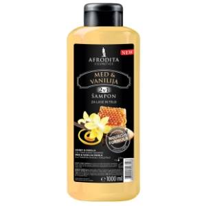 Šampon AFRODITA med & vanila 1l