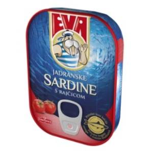 Sardine EVA paradajz 115g