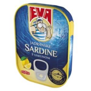 Sardine EVA sa limunom 115g