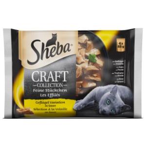 SHEBA Craft hrana za mačke izbor živine 4x85g