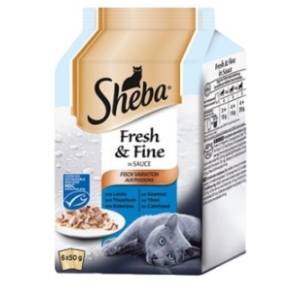 SHEBA hrana za mačke izbor ribe 6x50g