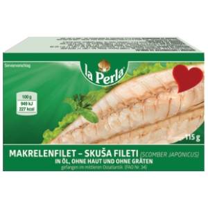 LA PERLA skuša fileti 115g