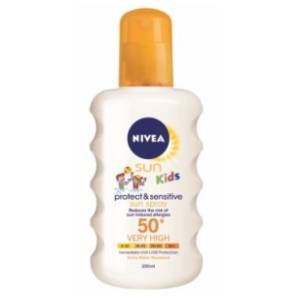 Sprej za sunčanje NIVEA sensitive spf50 200ml
