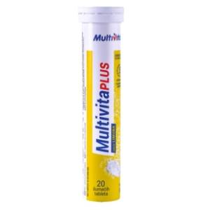 Šumeće tablete MULTIVITA limun bez šećera 80g