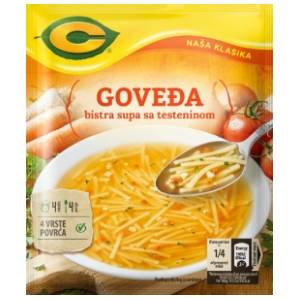 Supa C goveđa bistra 58g