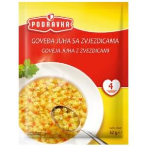 Supa PODRAVKA goveđa sa zvezdama 52g