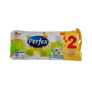 Toalet papir PERFEX 3sloja 8+2kom