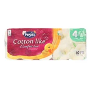 Toalet papir PERFEX cotton like 4sloja 10kom