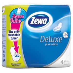 Toalet papir ZEWA pure white 3sloja 4kom