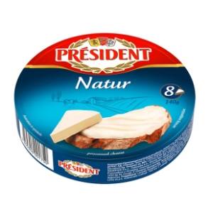 Topljeni sir PRESIDENT natur 140g
