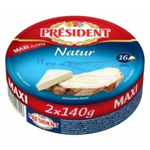 Topljeni sirevi PRESIDENT natur 280g