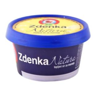 Topljeni sirevi ZDENKA natura 45%mm 150g čaša