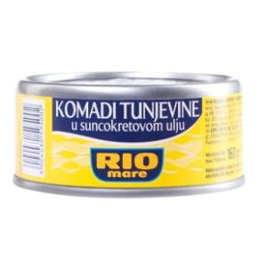 Tunjevina RIO MARE u suncokretovom ulju 160g