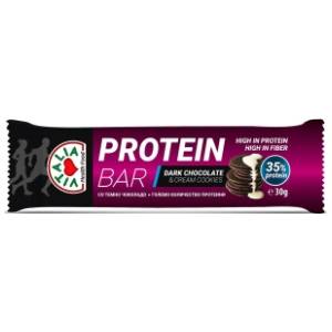 VITALIA proteinska čokoladica crna čokolada i krem kolačići 30g