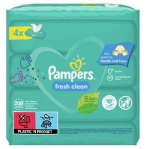 Vlažne maramice PAMPERS fresh clean 4x52kom