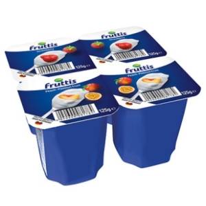 Voćni jogurt FRUTTIS jagoda breskva 125g