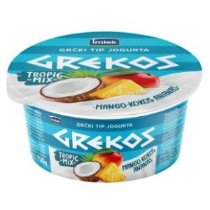 Voćni jogurt GREKOS tropik mix 150g