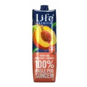 Voćni sok NECTAR Life breskva 100% 1l