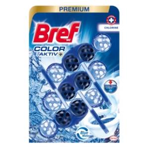 WC osveživač BREF Color aktiv Chlorine 3x50g